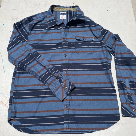 Men's O'Neill Flannel Multicolor Striped XL Grunge Surf 90s Rock PNW Boardwalk - Picture 4 of 13